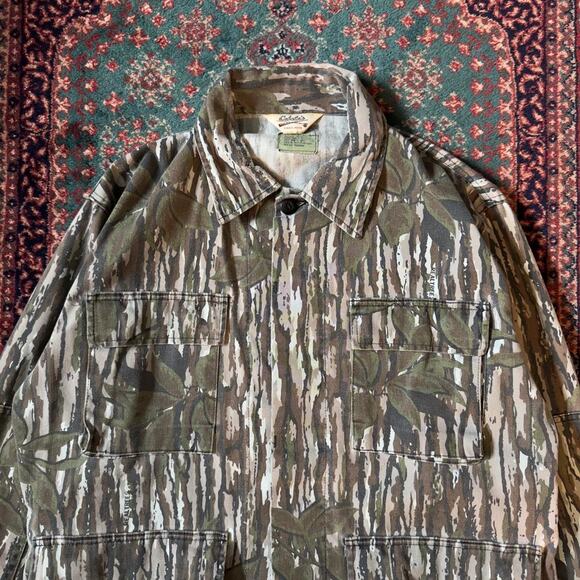 Vintage 80s-90s Cabela’s Realtree Camo 4-Pocket Jacket Size Medium 23 1/4 x 27 - Picture 2 of 7